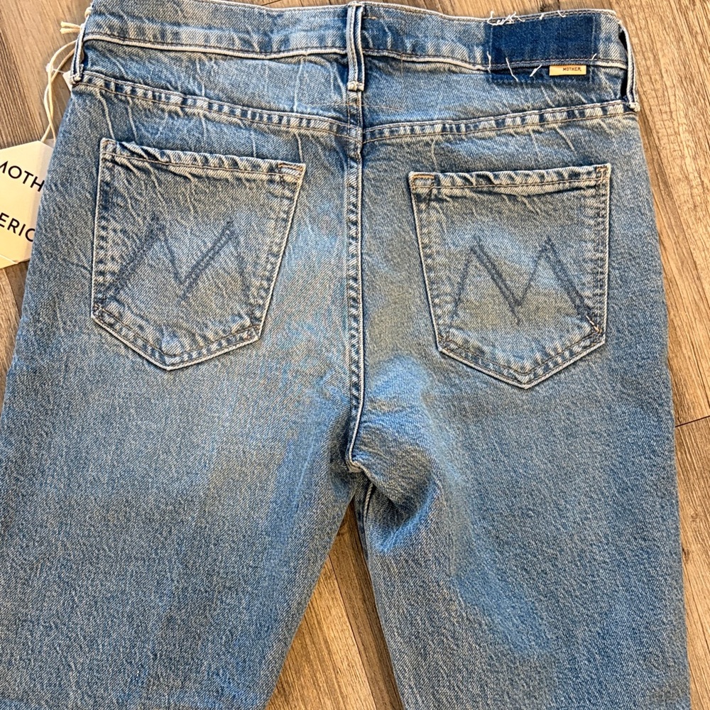 Mother The Outsider Flood Jeans – Are We There Yet Size 28 | NWT - Picture 15 of 16